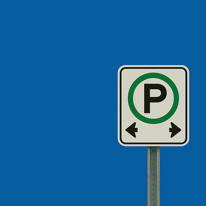 Parking sign